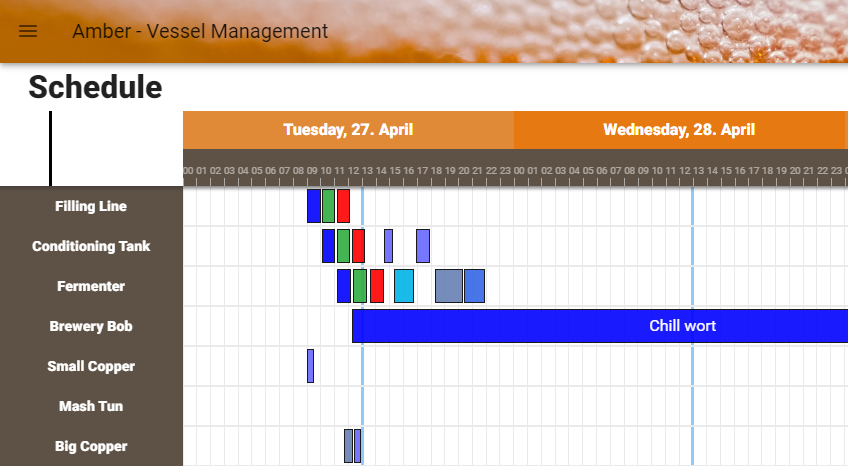 Amber - Vessel Scheduler
